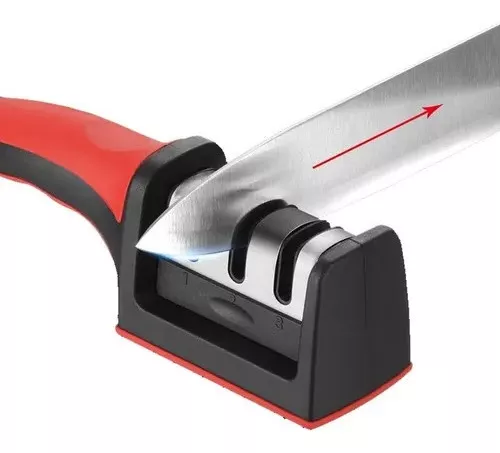 Miniatura 3 de Afilador De Cuchillos Acero Mango